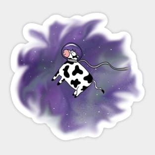 Space Cow Sticker